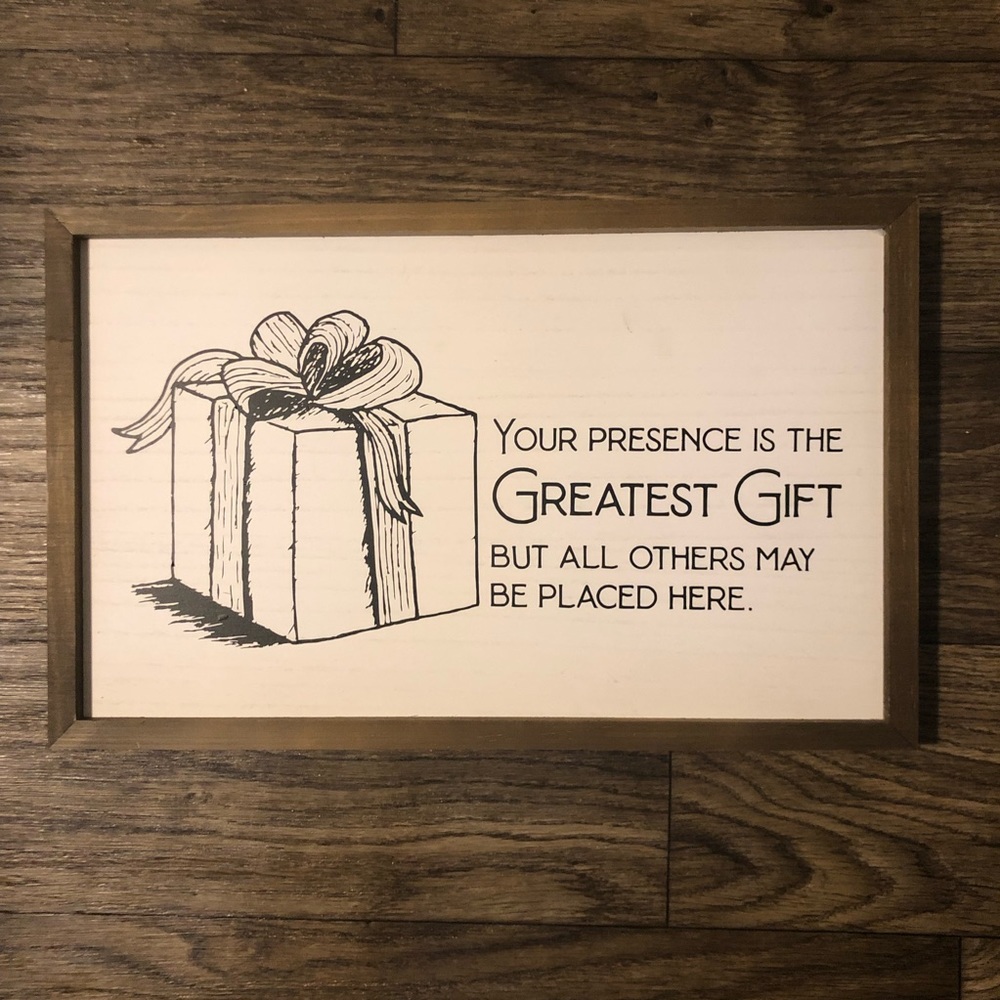 Handmade Gift Table Sign - Picture 4 of 4